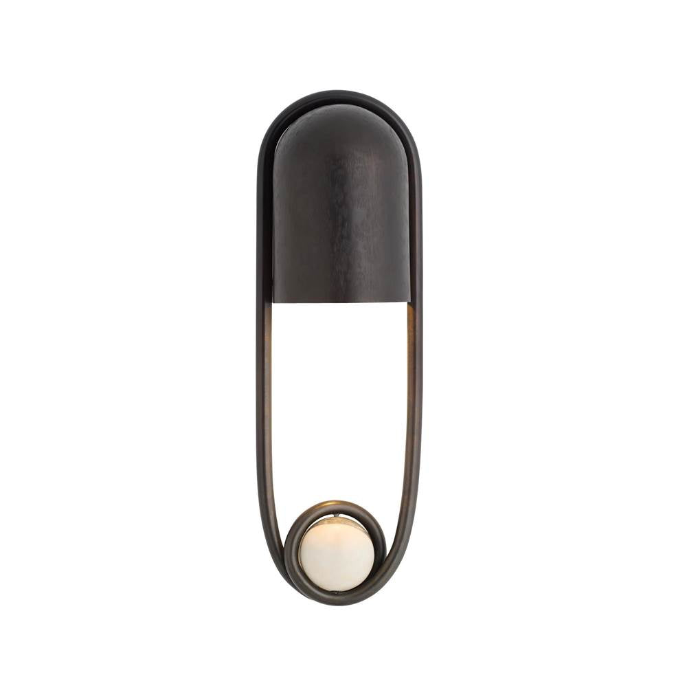 Arteriors Home DWC68 English Bronze,English Bronze,White and Gray Ilma Sconce Image 8