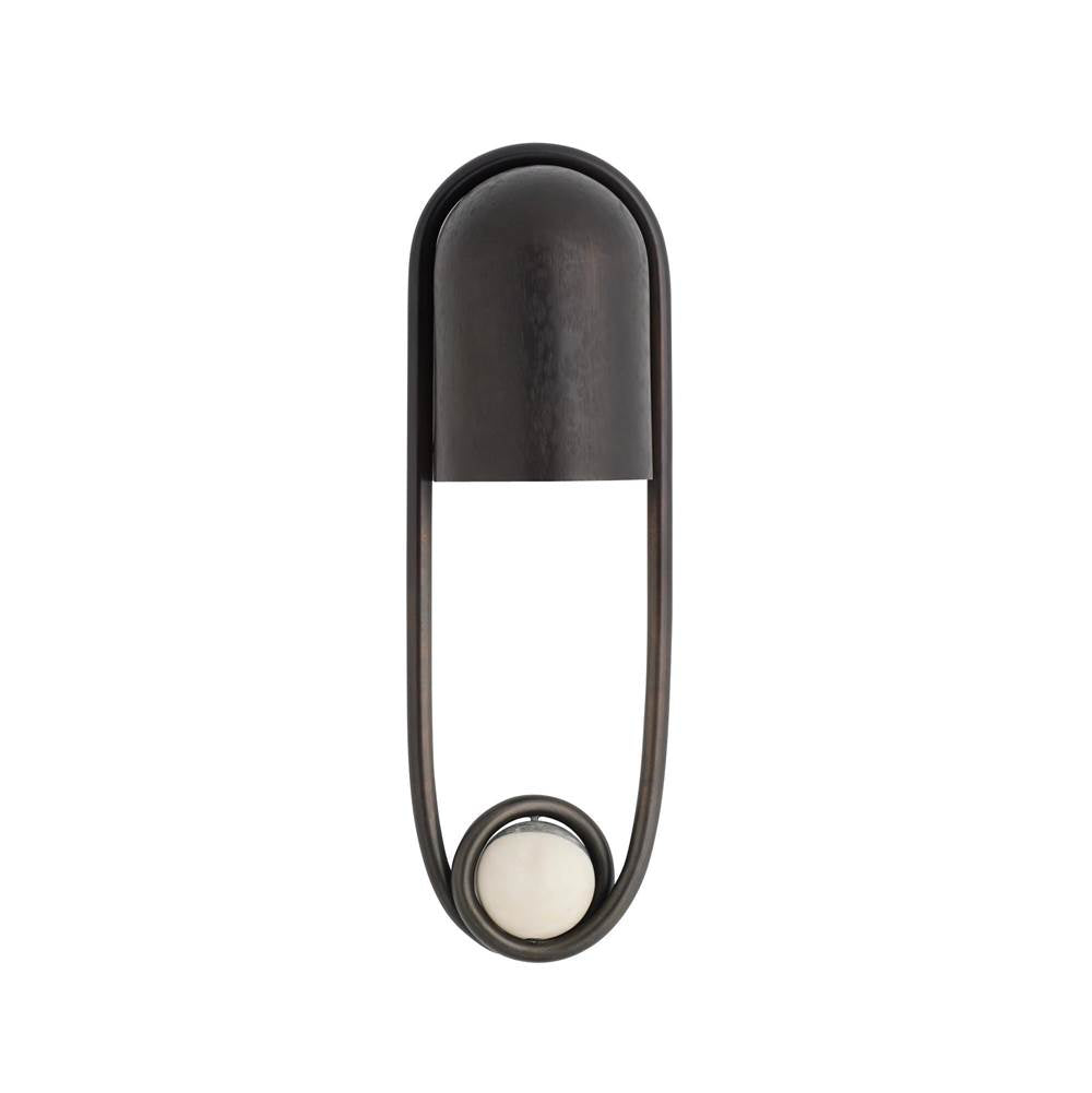 Arteriors Home DWC68 English Bronze,English Bronze,White and Gray Ilma Sconce Image 7