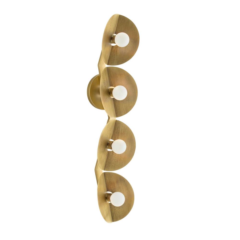 Arteriors Home DWC69 Antique Brass Itzia Sconce Image 6