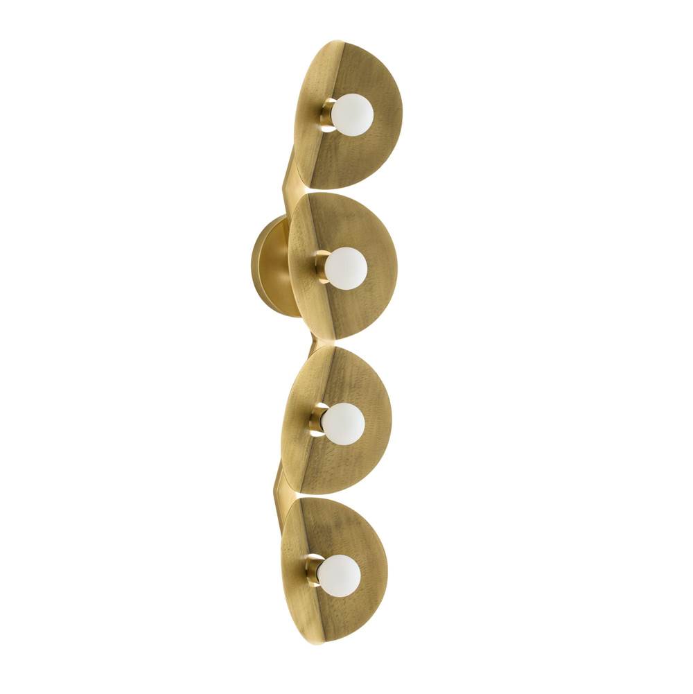 Arteriors Home DWC69 Antique Brass Itzia Sconce Image 5
