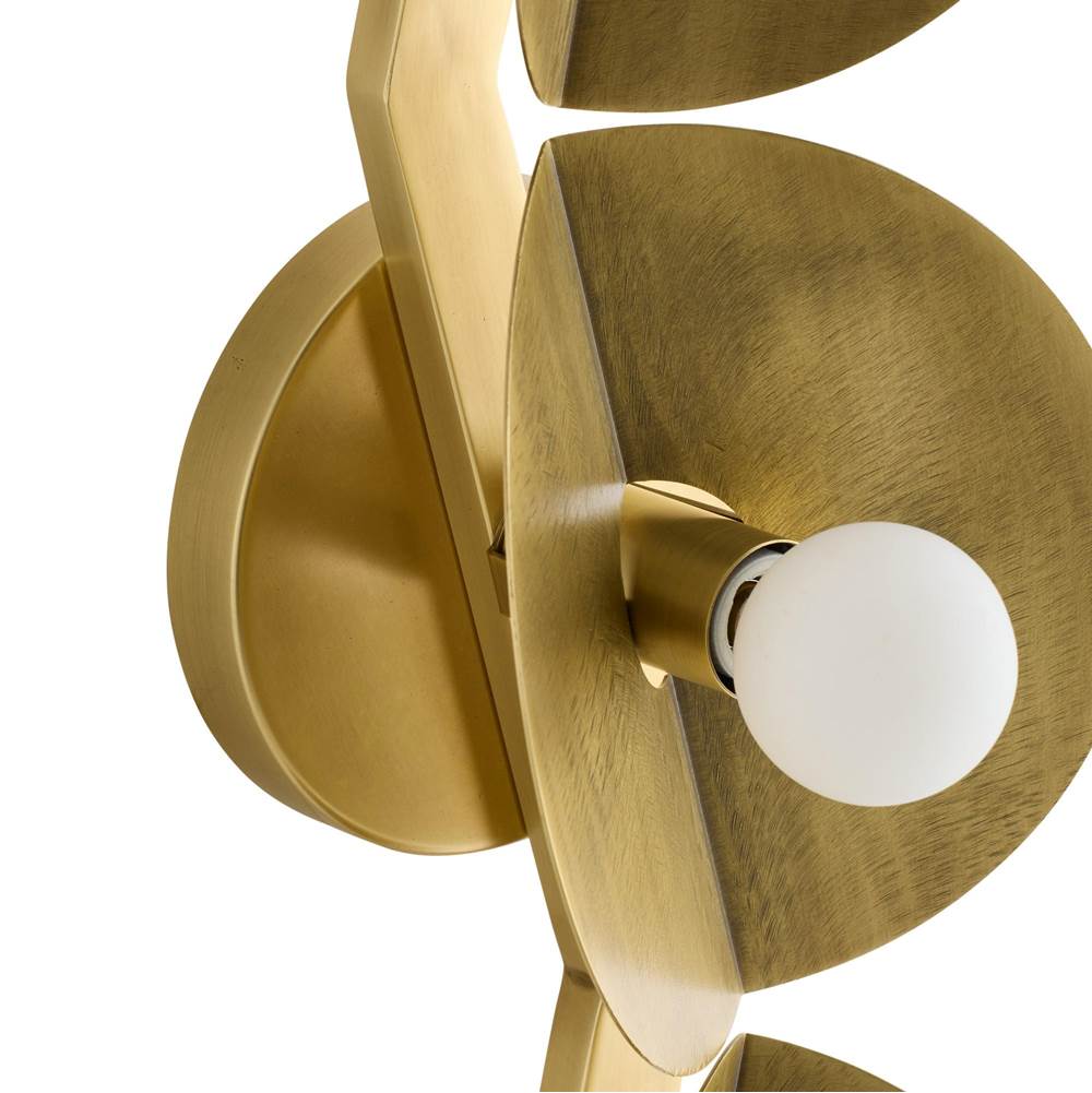 Arteriors Home DWC69 Antique Brass Itzia Sconce Image 4