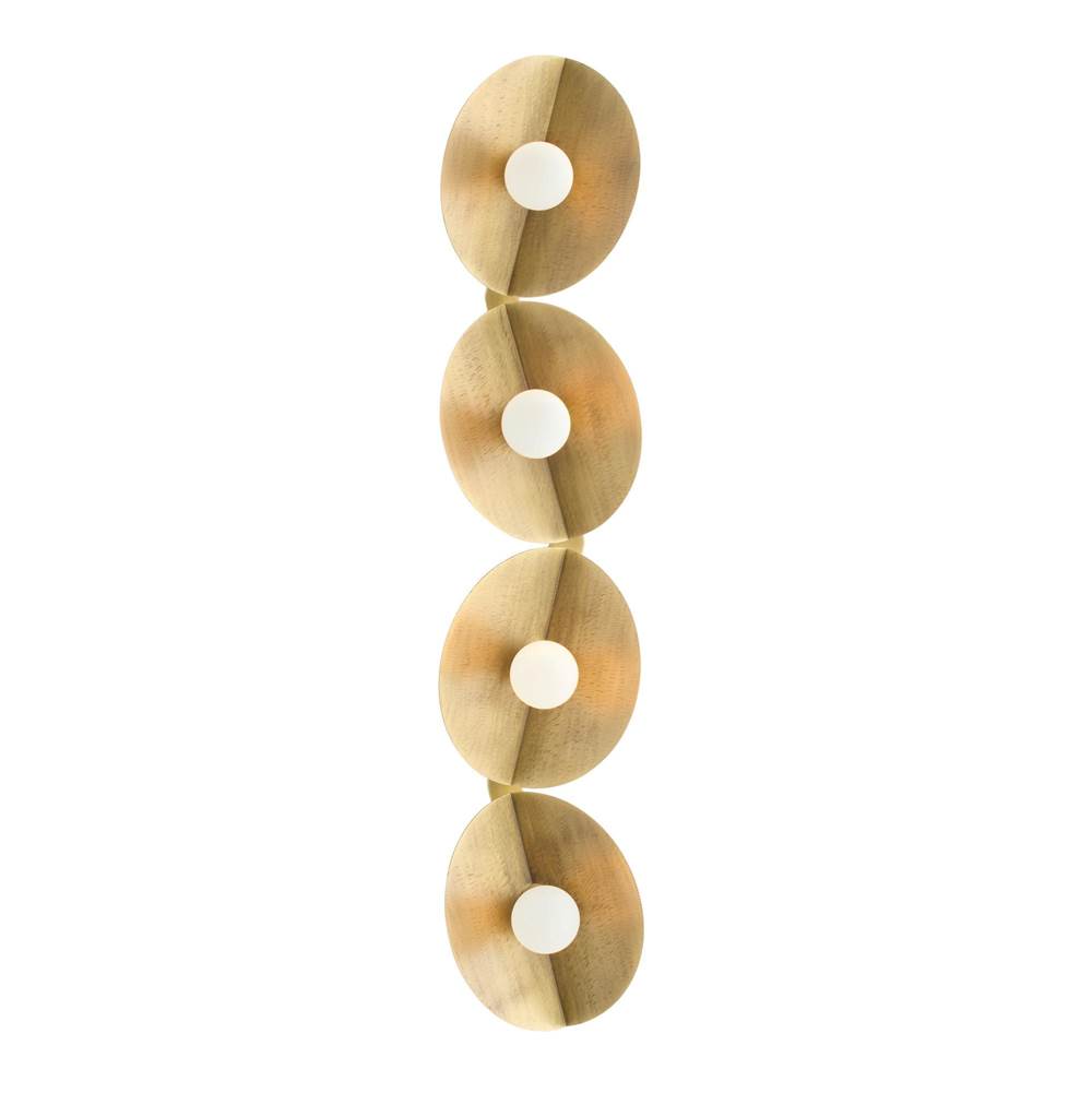 Arteriors Home DWC69 Antique Brass Itzia Sconce Image 1