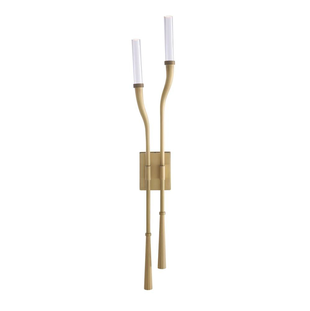 Arteriors Home DWC70 Clear,Antique Brass Italo Sconce Image 6