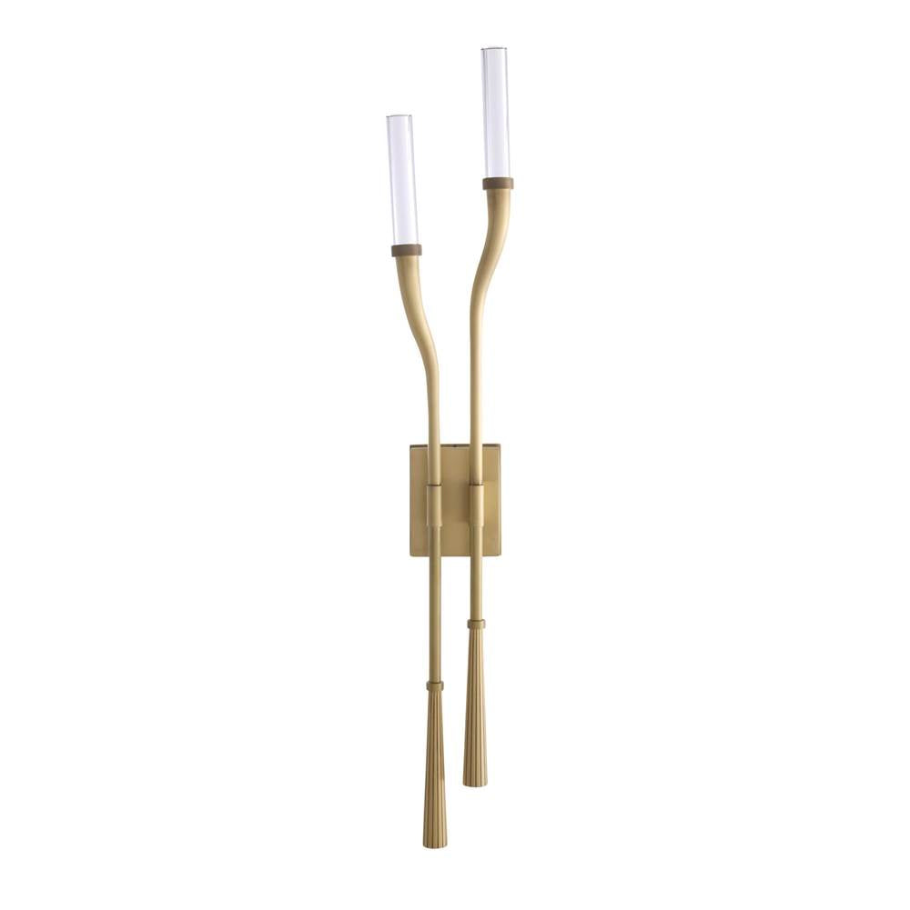 Arteriors Home DWC70 Clear,Antique Brass Italo Sconce Image 5