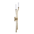Arteriors Home DWC70 Clear,Antique Brass Italo Sconce Image 1