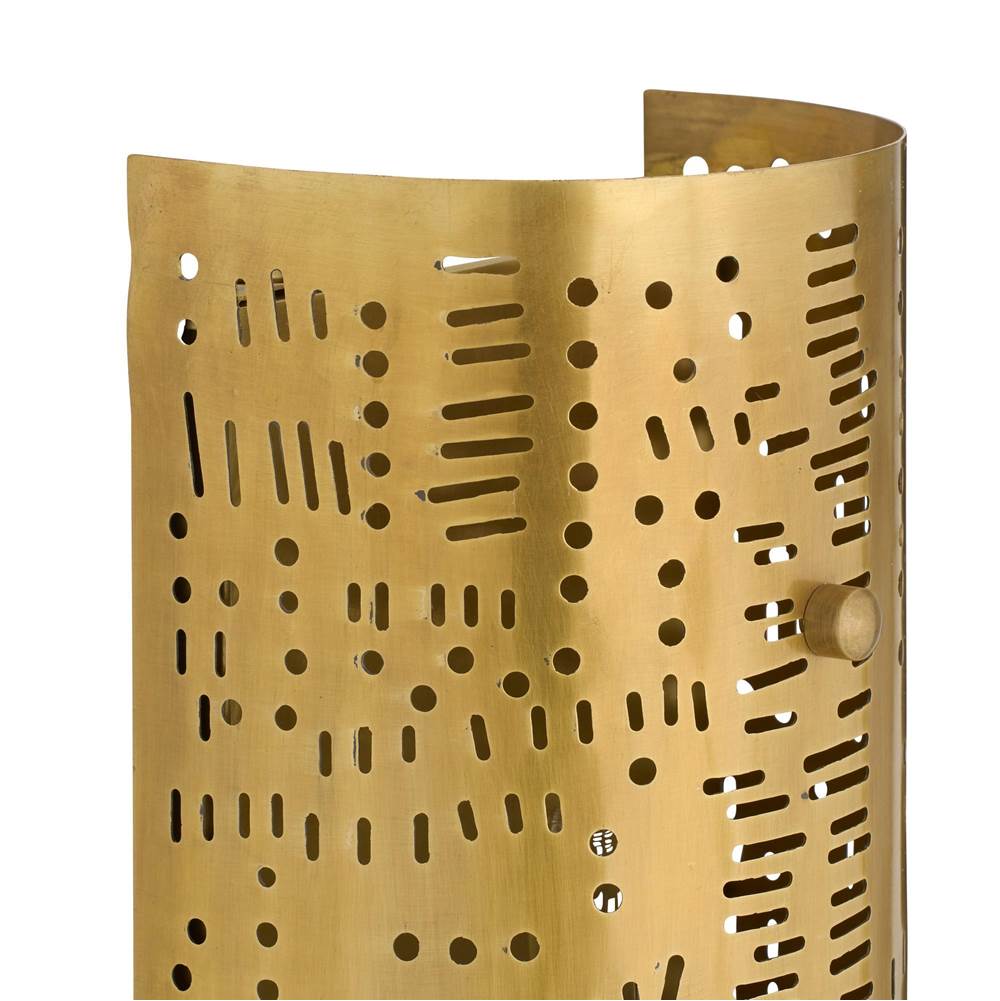 Arteriors Home DWI24 Antique Brass Jarrett Sconce Image 3