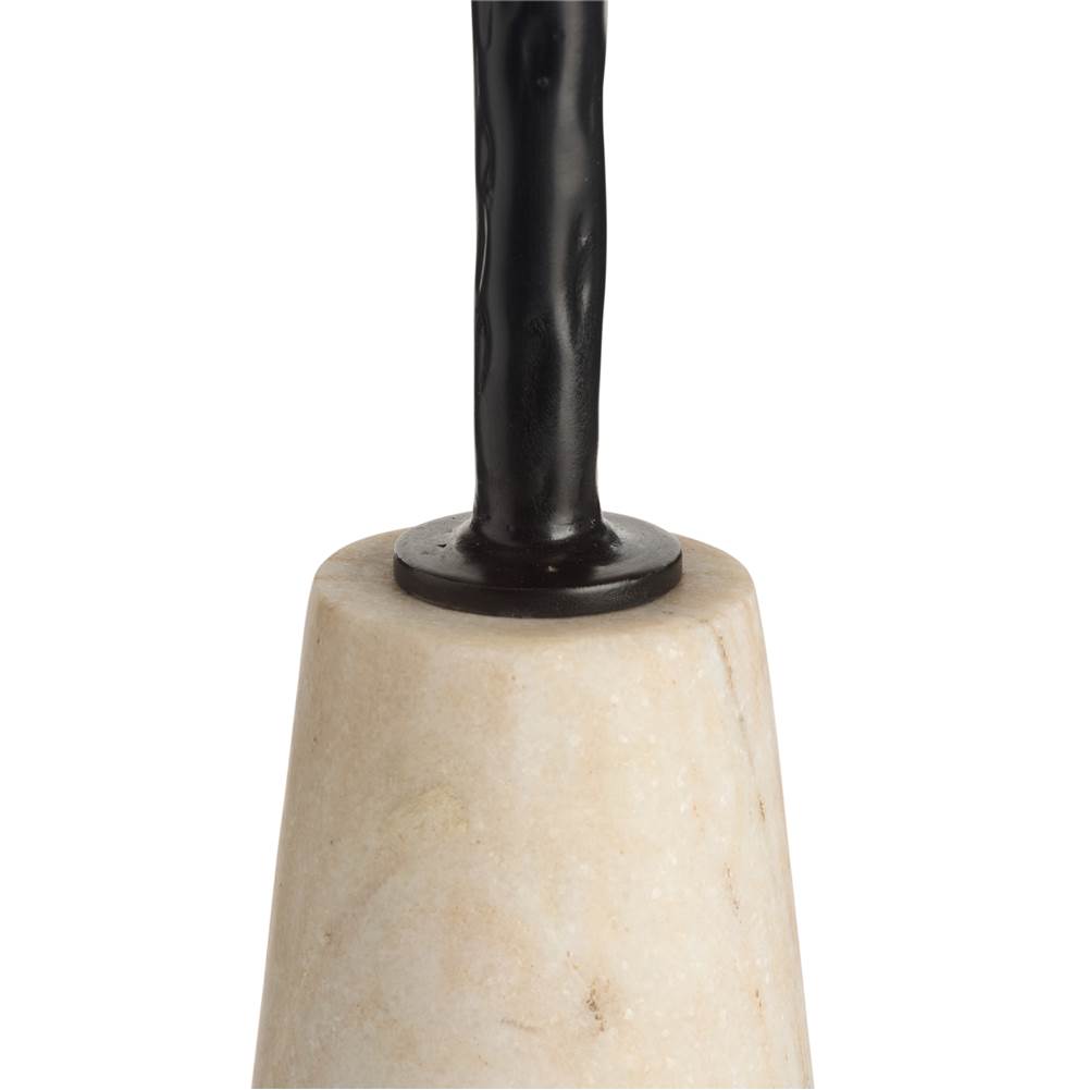Arteriors Home PFI17 White,Natural Iron,Natural Iron Juneau Floor Lamp Image 5