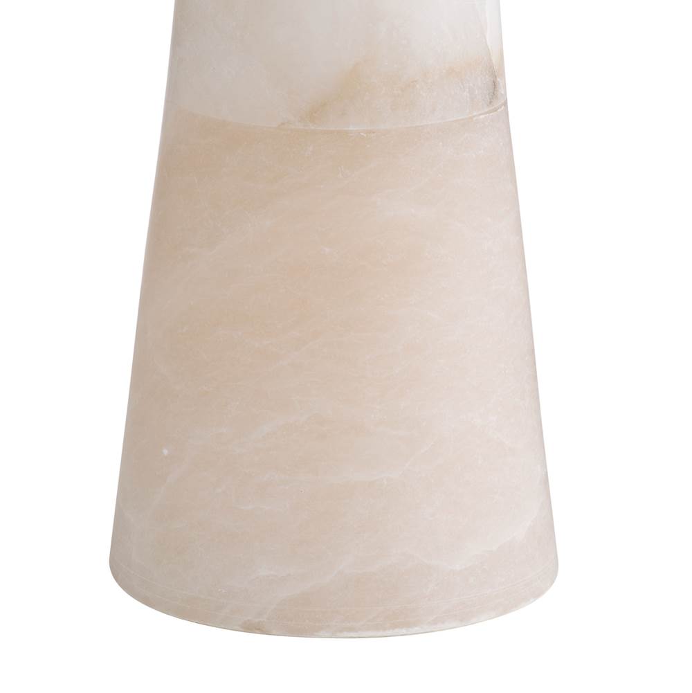 Arteriors Home PTC55 White,Antique Brass,Antique Brass Chanell Lamp Image 7