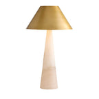 Arteriors Home PTC55 White,Antique Brass,Antique Brass Chanell Lamp Image 1