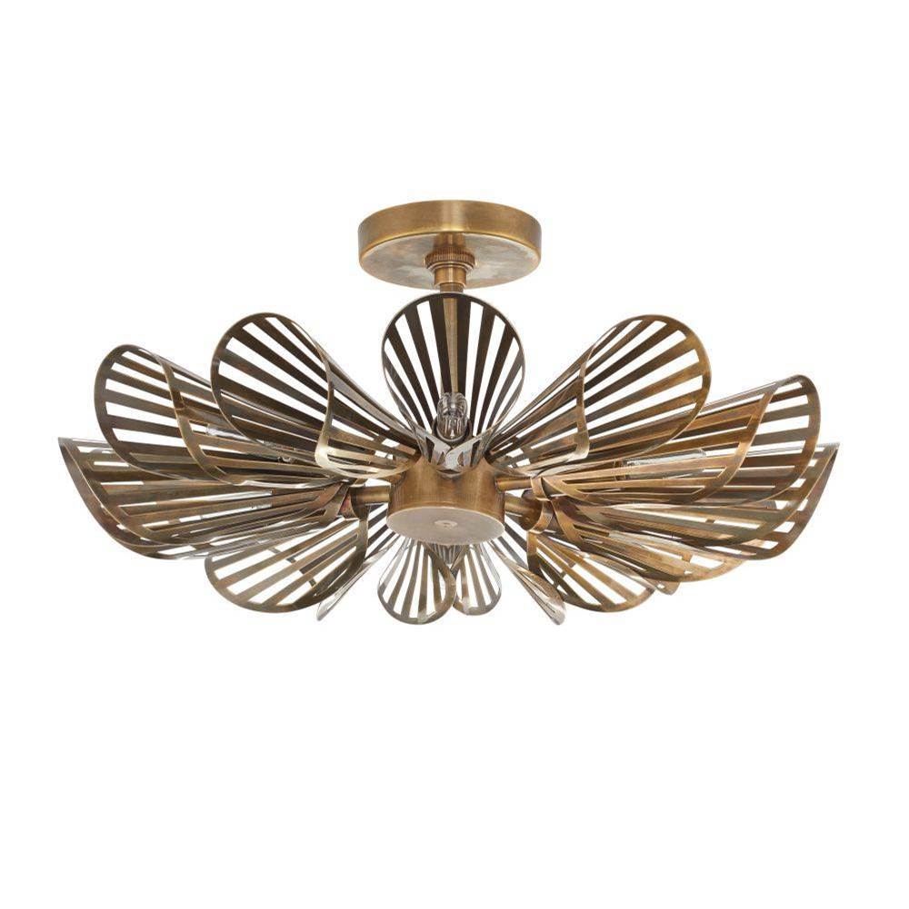 Arteriors Home DFI06 Vintage Brass Francesca Flush Mount Image 8