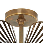 Arteriors Home DFI06 Vintage Brass Francesca Flush Mount Image 3