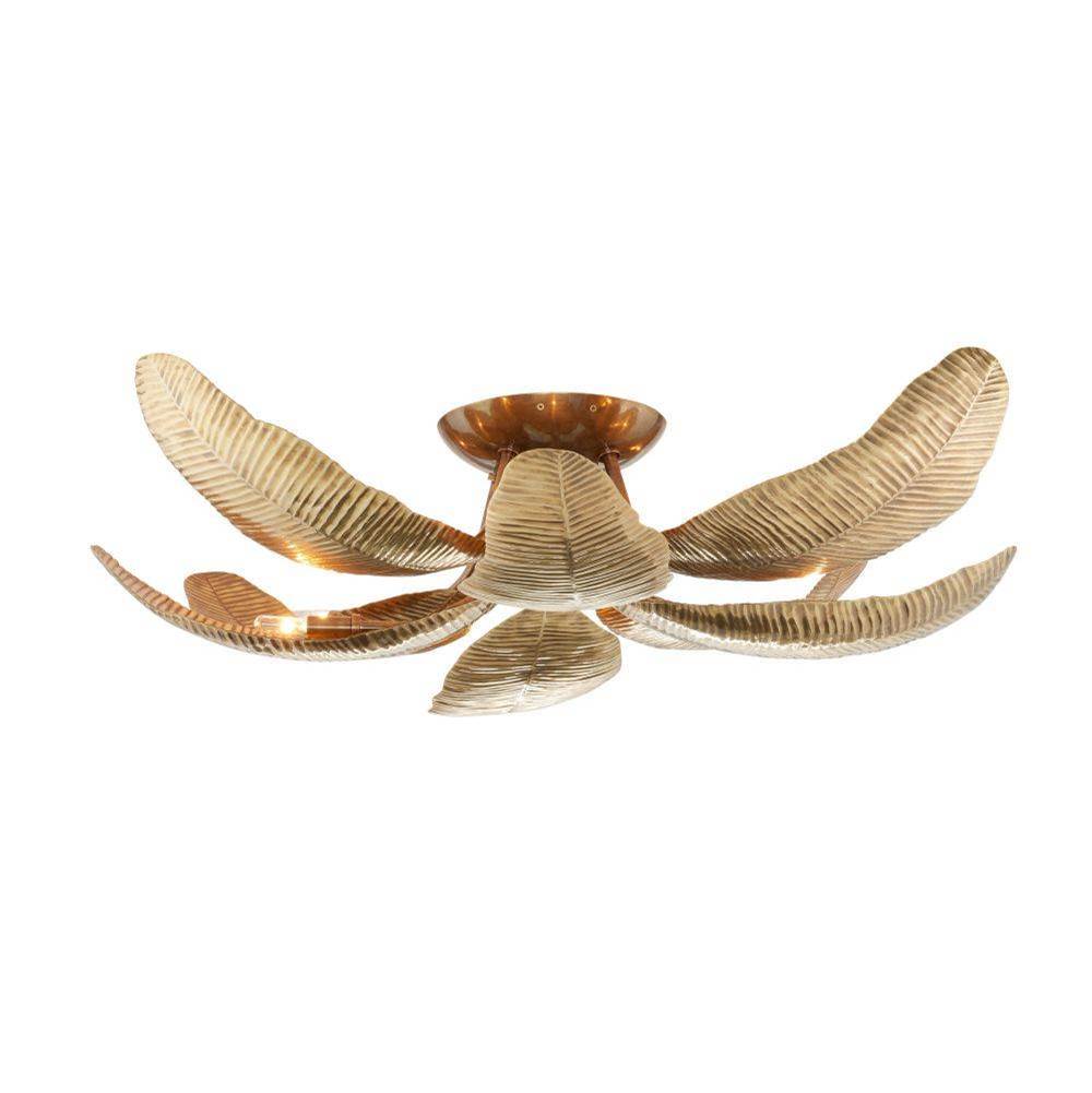 Arteriors Home DFI07 Vintage Brass,Vintage Brass Farah Flush Mount Image 9