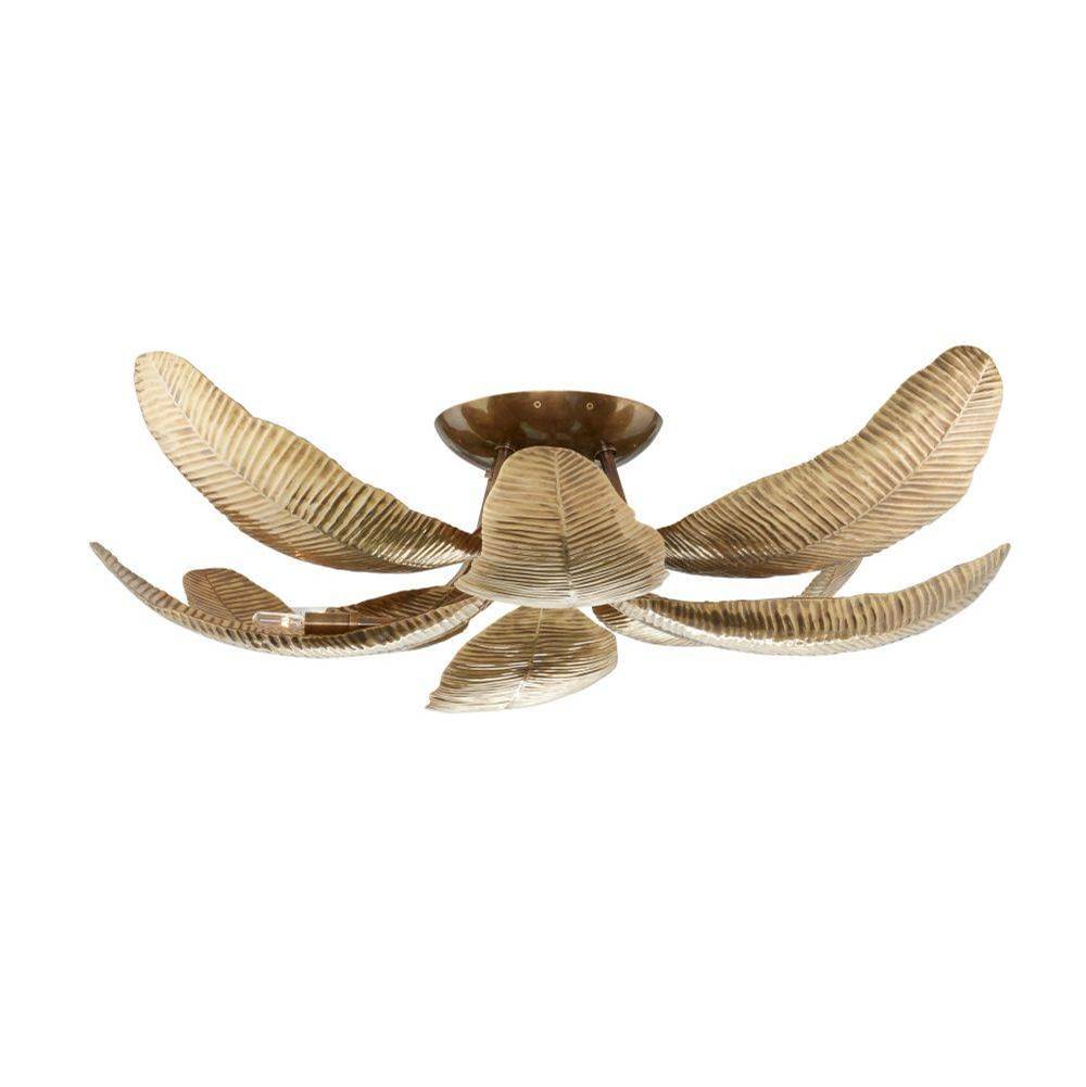 Arteriors Home DFI07 Vintage Brass,Vintage Brass Farah Flush Mount Image 8