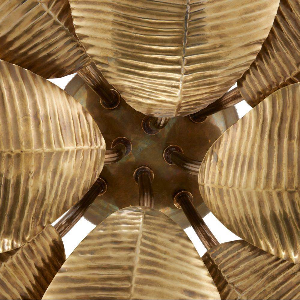 Arteriors Home DFI07 Vintage Brass,Vintage Brass Farah Flush Mount Image 4