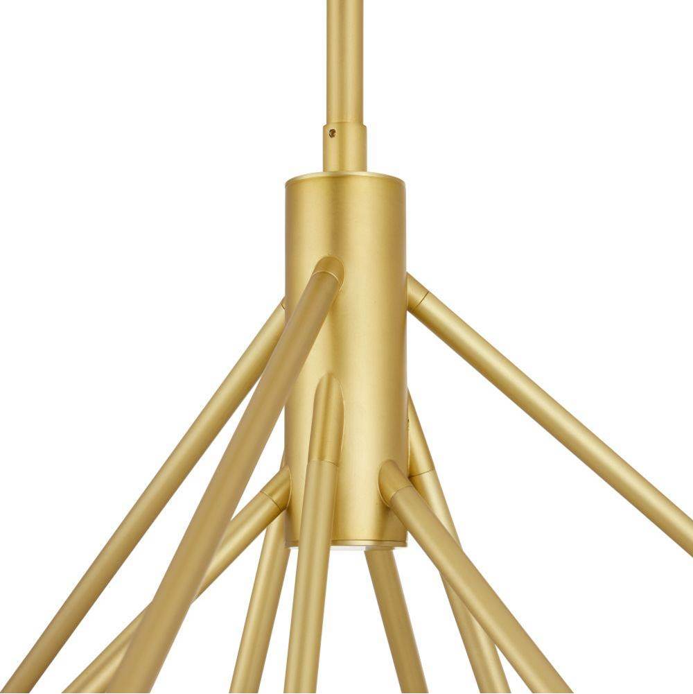 Arteriors Home DLC33 Frosted,Antique Brass Helios Chandelier Image 7