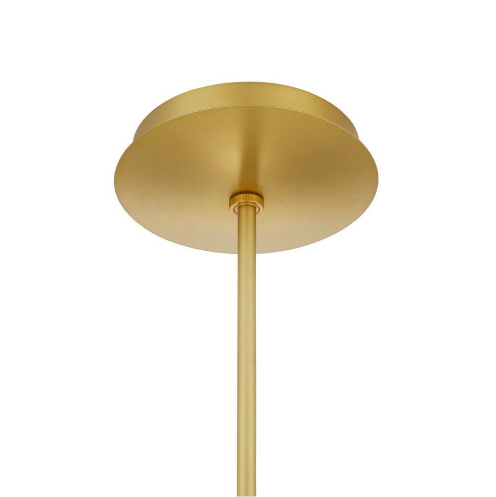 Arteriors Home DLC33 Frosted,Antique Brass Helios Chandelier Image 3