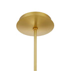 Arteriors Home DLC33 Frosted,Antique Brass Helios Chandelier Image 3