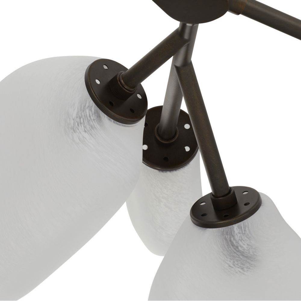 Arteriors Home DLC34 Frosted,English Bronze Grozny Chandelier Image 6