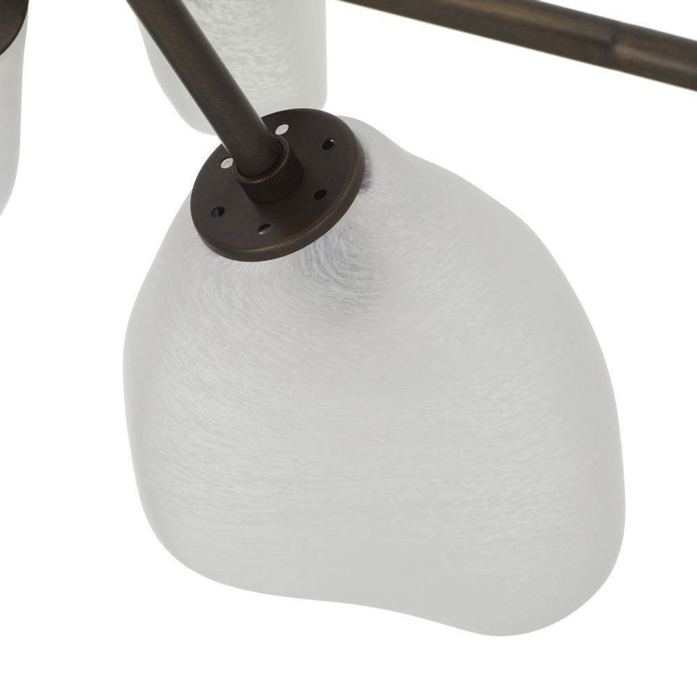 Arteriors Home DLC34 Frosted,English Bronze Grozny Chandelier Image 4
