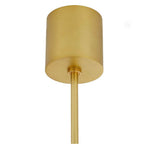 Arteriors Home DLC35 Clear,Antique Brass Hockless Chandelier Image 3