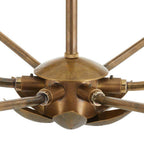 Arteriors Home DLI04 Vintage Brass,Vintage Brass Flores Chandelier Image 2