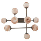 Arteriors Home DMC30 Coffee Swirl,Bronze Hadden Chandelier Image 3