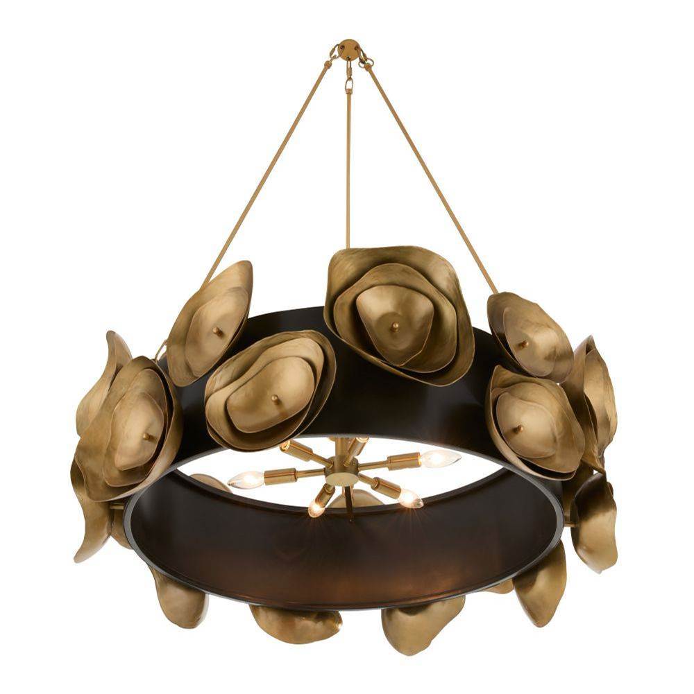 Arteriors Home DMI17 Antique Brass,Bronze Gaia Chandelier Image 4