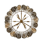 Arteriors Home DMI19 Vintage Brass,Smoke Faramond Chandelier Image 4