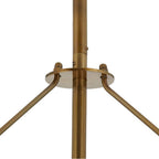Arteriors Home DMI19 Vintage Brass,Smoke Faramond Chandelier Image 3
