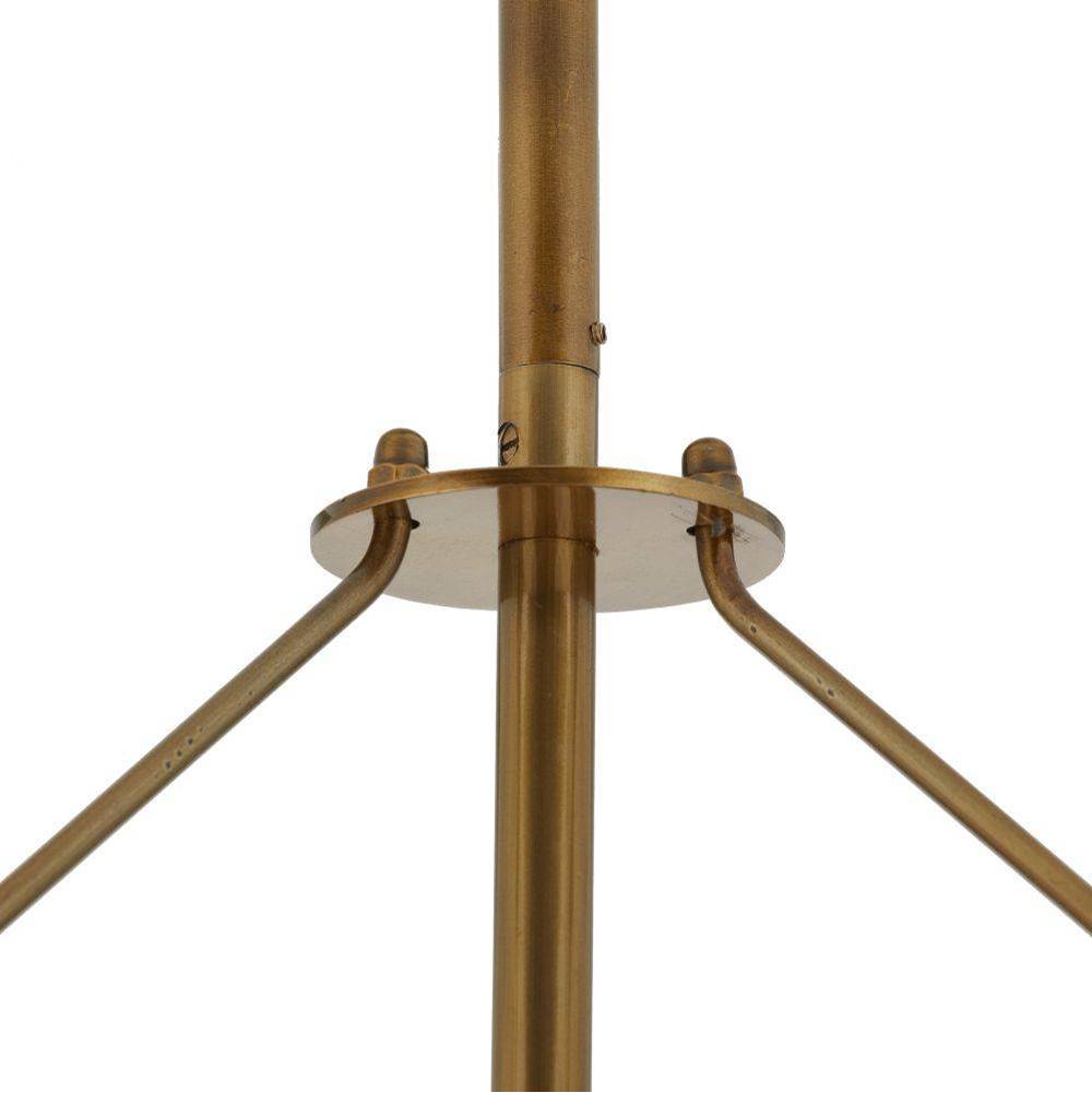 Arteriors Home DMI19 Vintage Brass,Smoke Faramond Chandelier Image 3
