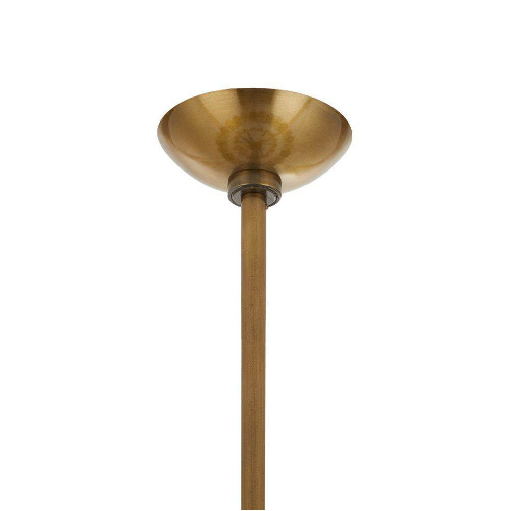 Arteriors Home DMI19 Vintage Brass,Smoke Faramond Chandelier Image 2