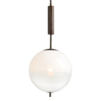 Arteriors Home DPC17 Frost Ombre,English Bronze Flagstaff Pendant Image 1