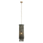 Arteriors Home DPS07 Dark Gray Wash,Antique Brass Baja Pendant Image 9