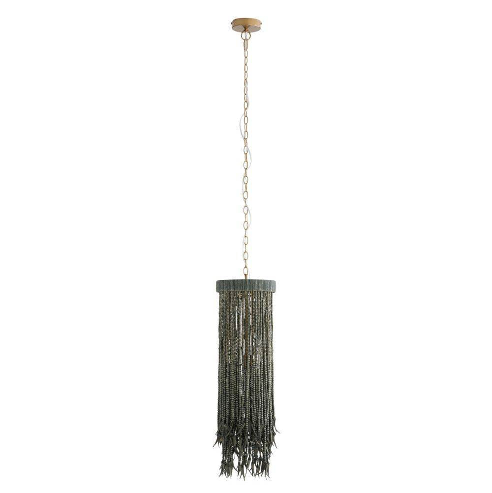 Arteriors Home DPS07 Dark Gray Wash,Antique Brass Baja Pendant Image 8