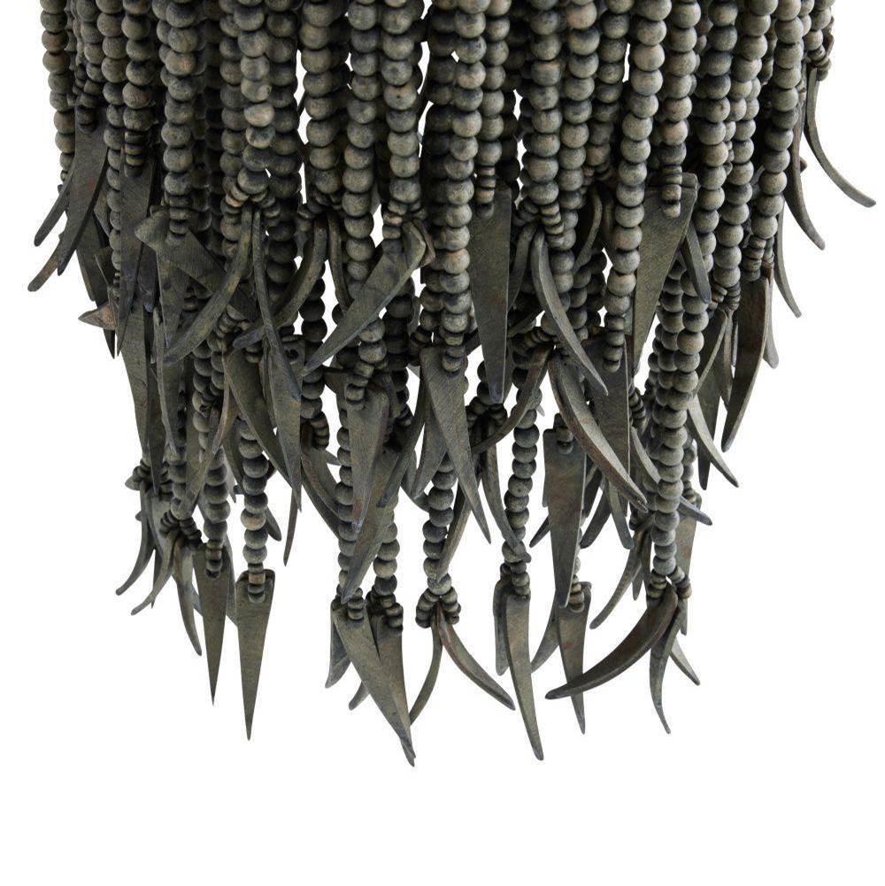 Arteriors Home DPS07 Dark Gray Wash,Antique Brass Baja Pendant Image 7