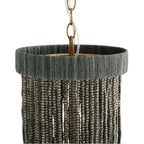 Arteriors Home DPS07 Dark Gray Wash,Antique Brass Baja Pendant Image 5