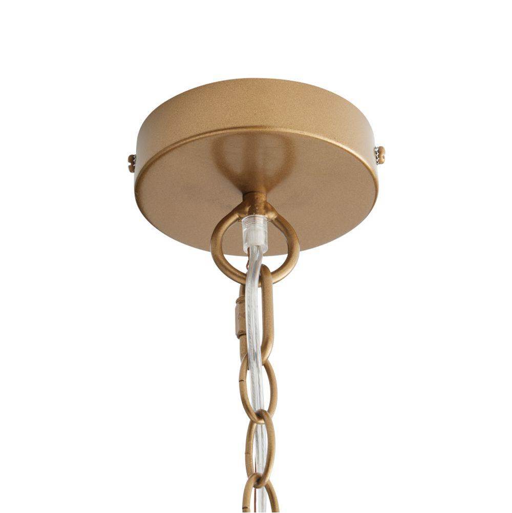 Arteriors Home DPS07 Dark Gray Wash,Antique Brass Baja Pendant Image 4