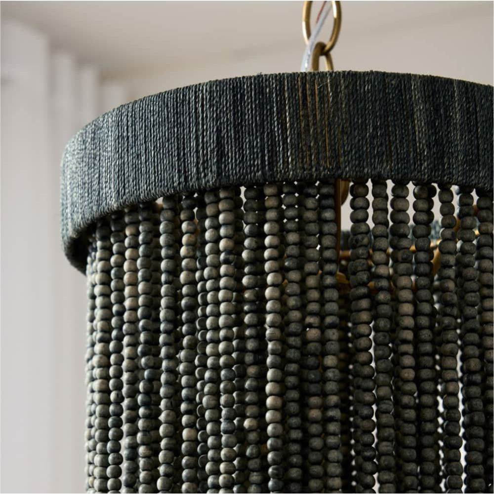 Arteriors Home DPS07 Dark Gray Wash,Antique Brass Baja Pendant Image 2