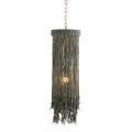 Arteriors Home DPS07 Dark Gray Wash,Antique Brass Baja Pendant Image 1