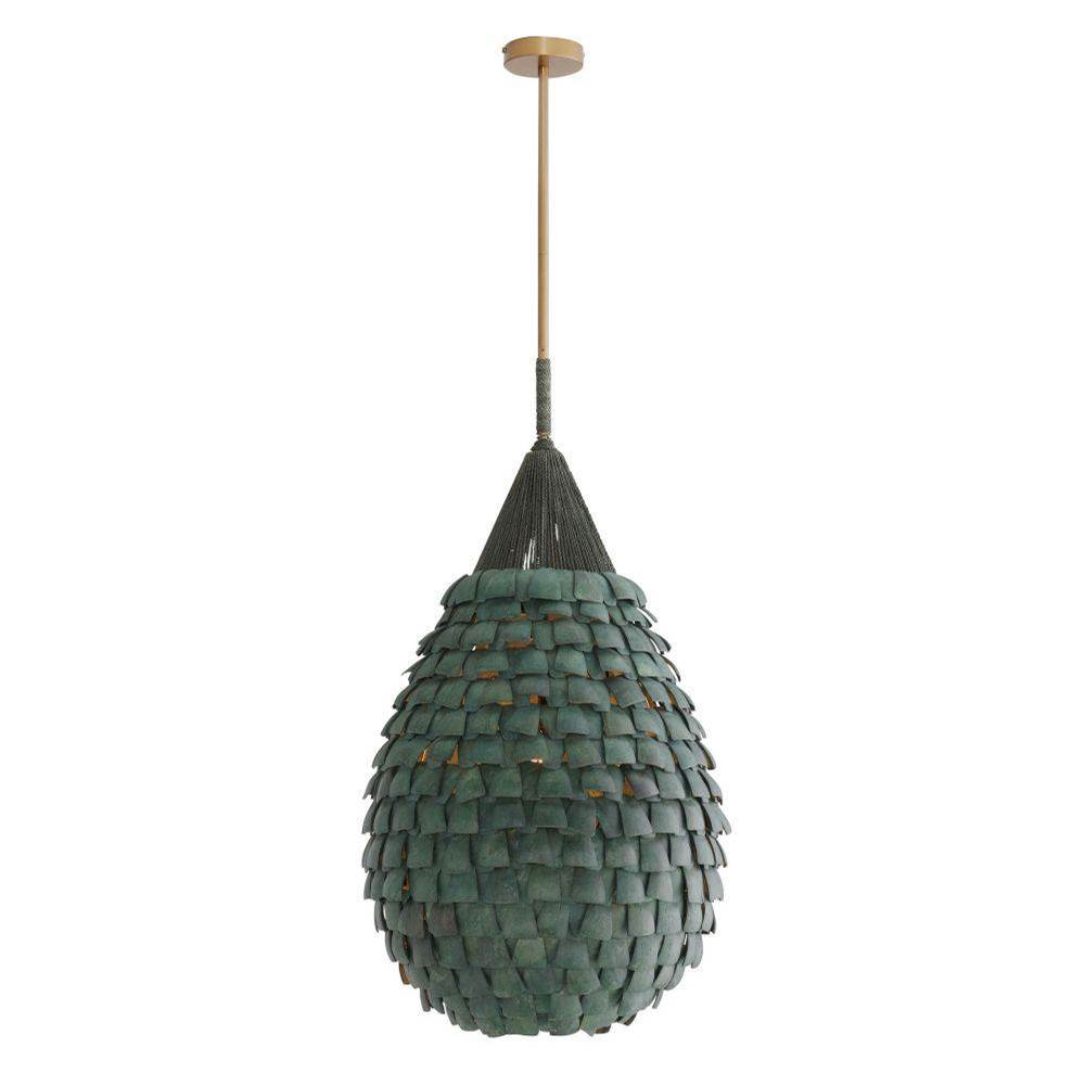 Arteriors Home DSS04 Eucalyptus Stain,Dark Eucalyptus Stain Ferndale Pendant Image 9