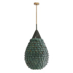 Arteriors Home DSS04 Eucalyptus Stain,Dark Eucalyptus Stain Ferndale Pendant Image 9