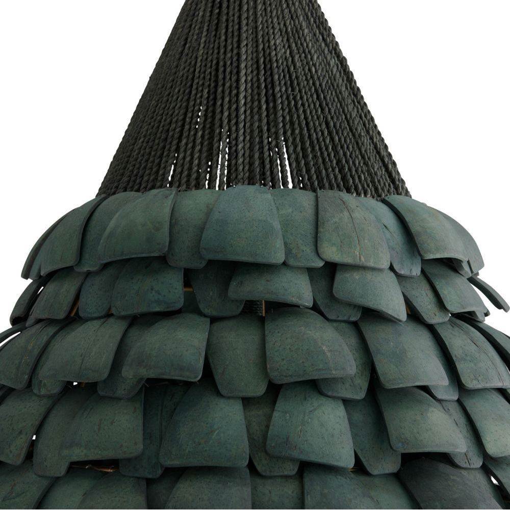 Arteriors Home DSS04 Eucalyptus Stain,Dark Eucalyptus Stain Ferndale Pendant Image 4