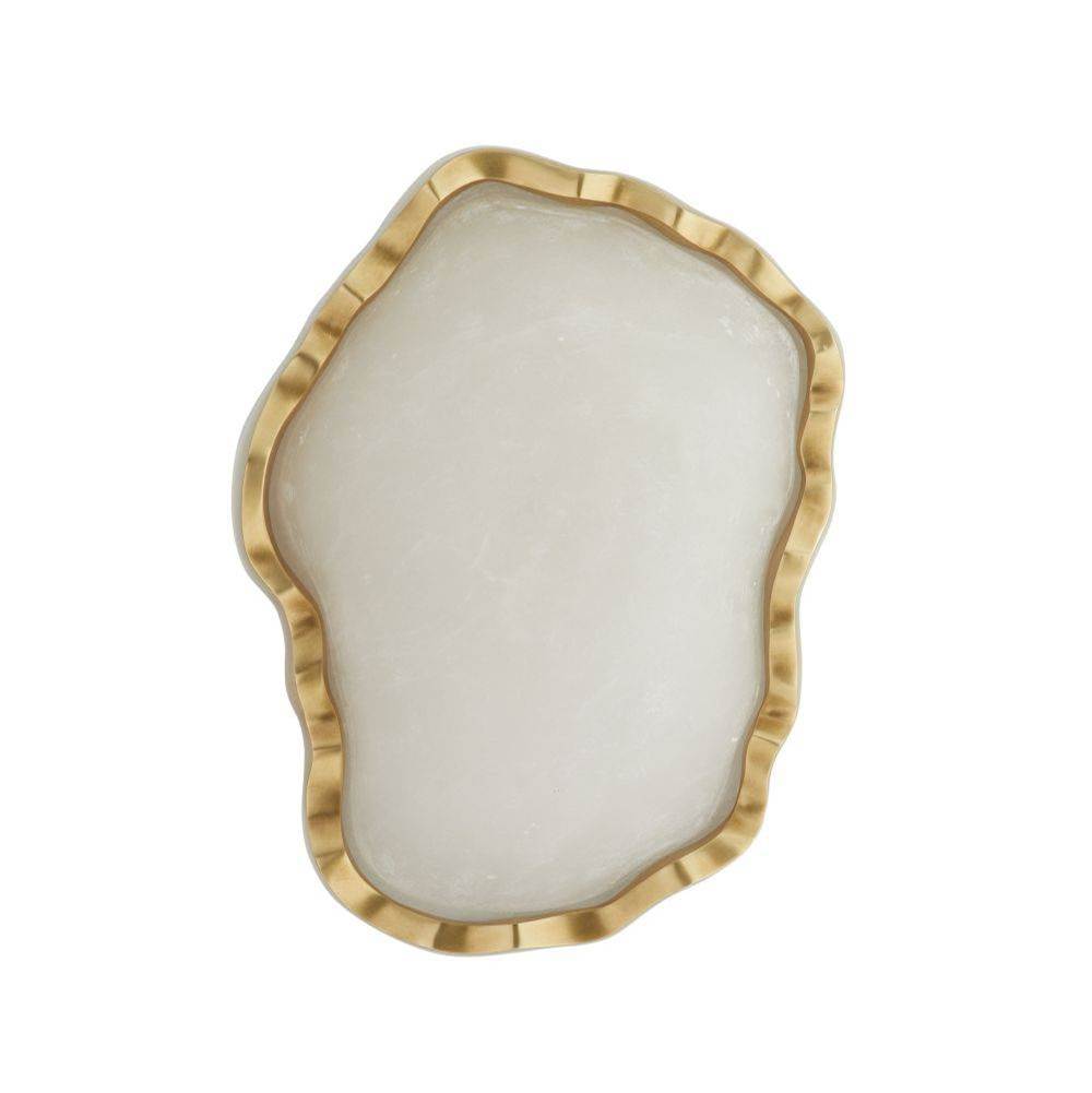 Arteriors Home DWC48 White,Antique Brass Grace Sconce Image 8