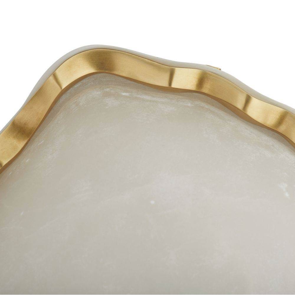 Arteriors Home DWC48 White,Antique Brass Grace Sconce Image 6