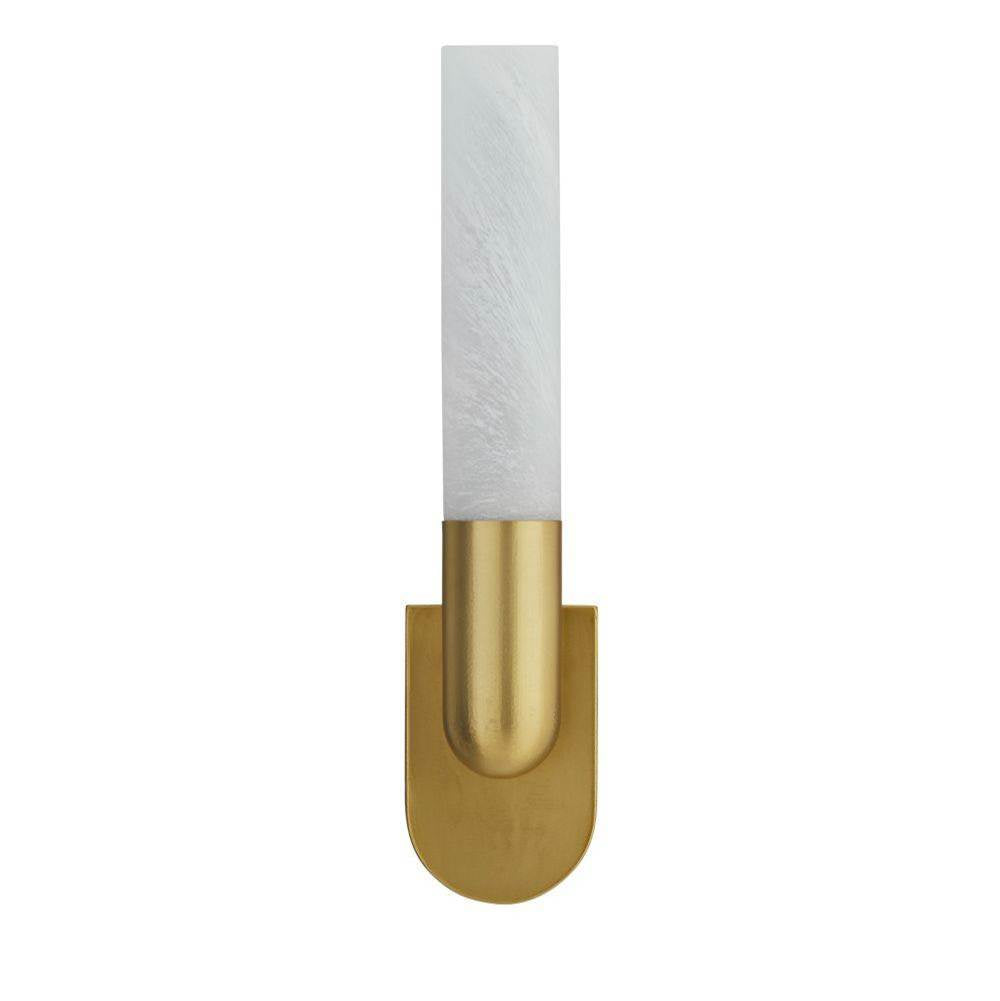 Arteriors Home DWC56 White,Antique Brass Haynes Sconce Image 9