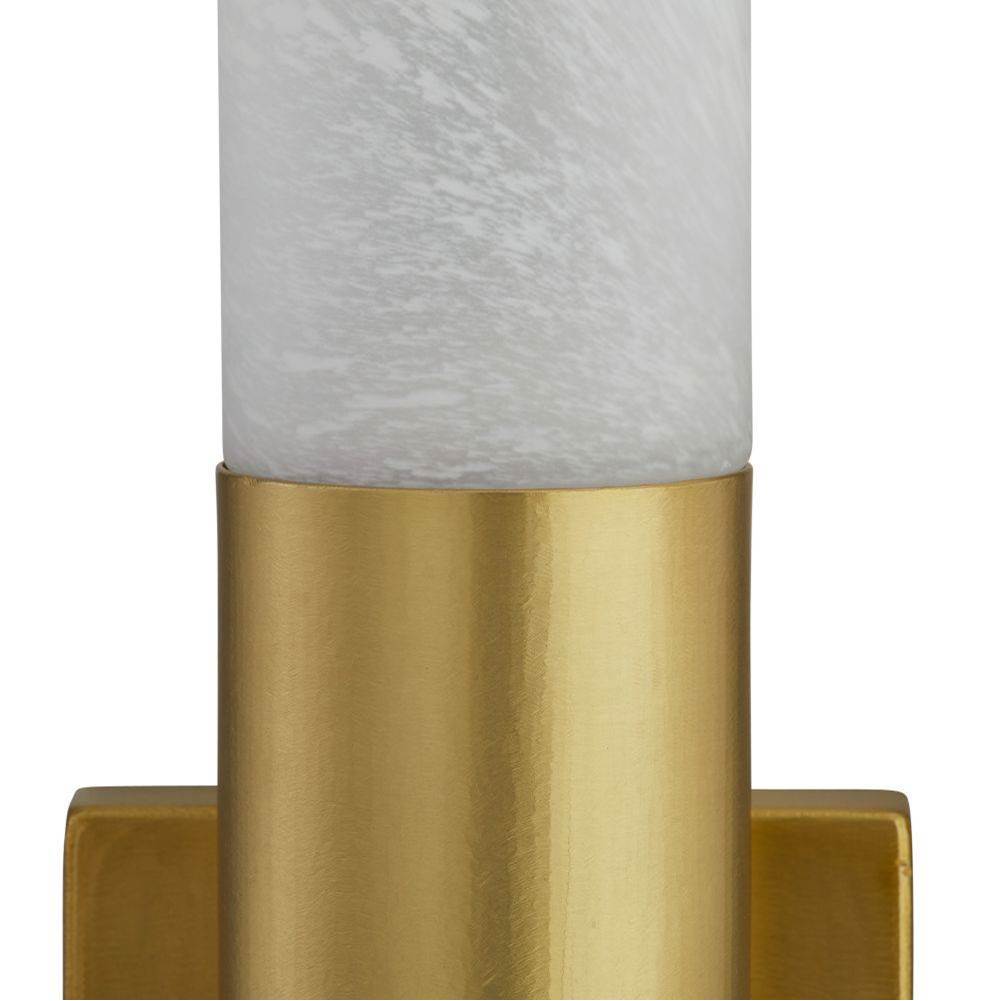 Arteriors Home DWC56 White,Antique Brass Haynes Sconce Image 4