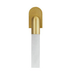 Arteriors Home DWC56 White,Antique Brass Haynes Sconce Image 2