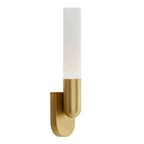 Arteriors Home DWC56 White,Antique Brass Haynes Sconce Image 1