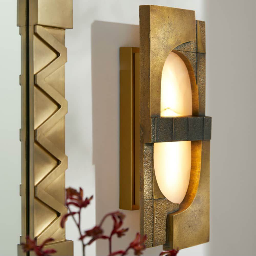 Arteriors Home DWC60 Antique Brass,English Bronze Graham Sconce Image 3