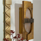 Arteriors Home DWC60 Antique Brass,English Bronze Graham Sconce Image 2